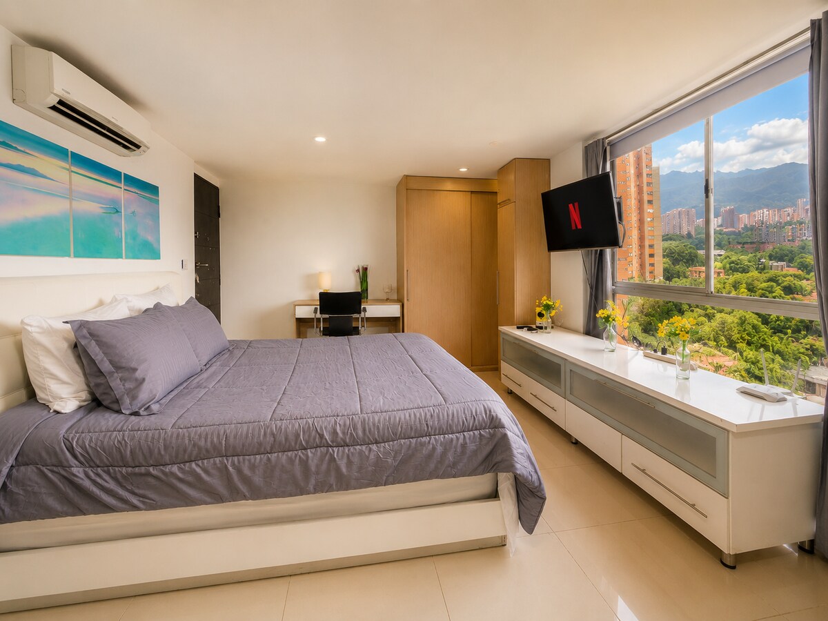 Espacio de trabajo del apartamento mostrado LF-1208
